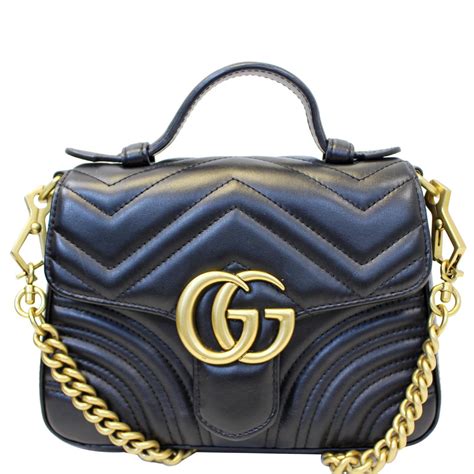 gg marmont mini top handle leather bag buy|gucci gg marmont mini bag.